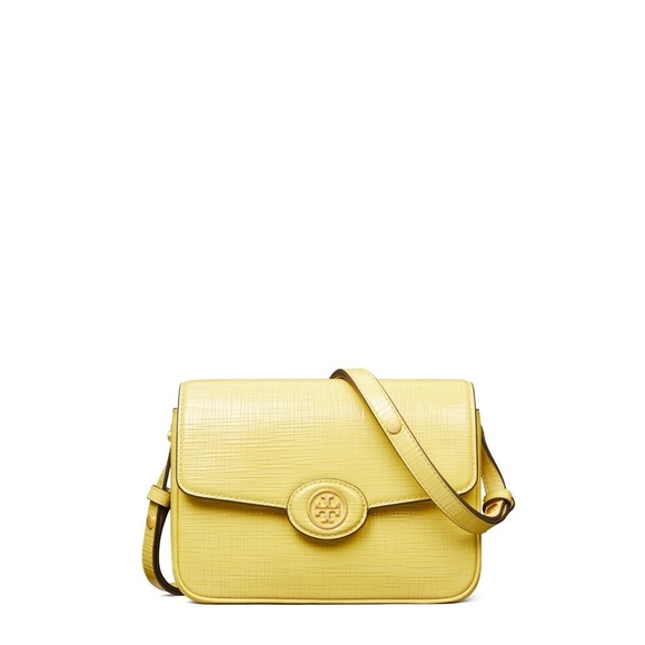 NWT Tory Burch Robinson Crosshatched Convertible Shoulder Bag - Picture 2 of 5